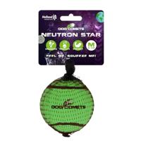 Dog Comets Neutron Star - Ø6 cm - Hondenspeelgoed - Hondenbal - Bouncing Tennisbal - Met Piep - Groen - 1 stuk