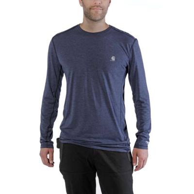 Carhartt Force Extremes Long Sleeve Navy Heather Shirt Heren Size : M Carhartt Force Extremes Long Sleeve Navy Heather Shirt Heren Size : M