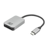 ACT AC7056 USB-C TOG kaartlezer voor SD/micro SD aluminium