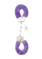 Furry Handcuffs - Purple - thumbnail