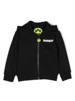 Barrow kids hoodie zippé à logo imprimé - Noir