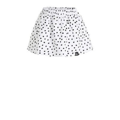 Babystyling rok met stippen wit/zwart