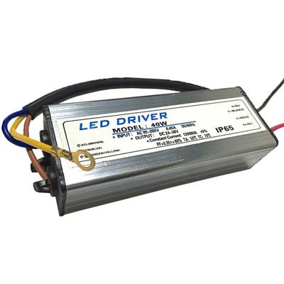 40W LED driver adapter AC 85-265V naar DC 24-38V IP65 waterdicht 40W LED driver adapter AC 85-265V naar DC 24-38V IP65 waterdicht