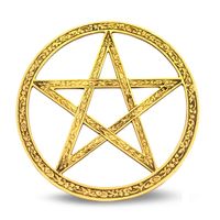 Messing Pentagram (15 cm) - thumbnail