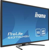 iiyama ProLite X4373UHSU-B1 computer monitor 108 cm (42.5") 3840 x 2160 Pixels 4K Ultra HD Zwart - thumbnail