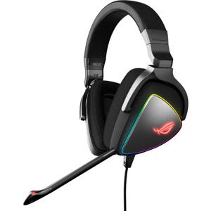 Asus ROG Delta Over Ear headset Gamen Kabel Stereo Zwart Ruisonderdrukking (microfoon) Volumeregeling, Microfoon uitschakelbaar (mute)