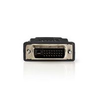 Nedis CVBW34912AT tussenstuk voor kabels DVI-D 24+1-Pin HDMI Antraciet - thumbnail