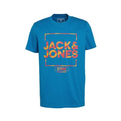 JACK & JONES CORE T-shirt Flash met logo deep water