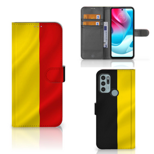 Motorola Moto G60s Bookstyle Case Belgische Vlag