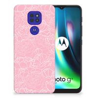 Motorola Moto G9 Play | E7 Plus TPU Case White Flowers - thumbnail