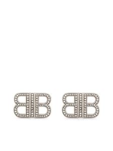 Balenciaga boucles d'oreilles BB 2.0 XS - Argent