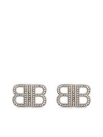 Balenciaga boucles d'oreilles BB 2.0 XS - Argent - thumbnail