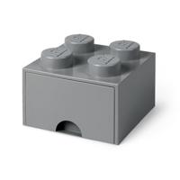LEGO steen lade 4 noppen, 1 lade, stapelbare opbergdoos, 4,7 l,