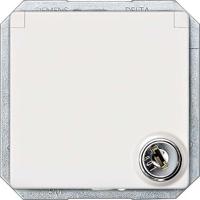 Siemens Indus.Sector Delta i-systeem, titanium wit 5UB1915 Schuko-contactdoos DELTA i-systeem contactdoos 4001869318844