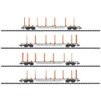 MiniTrix 18710 N 3-delige set KLV-draagwagens van de AAE