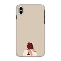 I drink wine: iPhone XS Tough Case - thumbnail