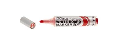 Viltstift Pentel MWL5M Maxiflo whiteboard rood 3 mm Viltstift Pentel MWL5M Maxiflo whiteboard rood 3 mm