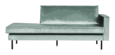 BePureHome Daybed 'Rodeo' Rechts, Velvet, kleur Mint