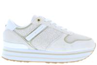 Tommy Hilfiger TH metallic flatform AF2 white dove Beige 