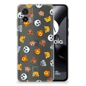 TPU bumper voor Motorola Edge 30 Neo Dieren Emojis