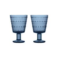 Iittala Glazen Kastehelmi Regenblauw 260 ml - 2 Stuks