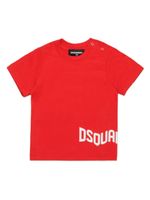 DSQUARED2 KIDS t-shirt en coton à logo imprimé - Rouge - thumbnail