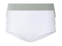 esmara 3 dames hipsters (L (44/46), Mint/wit)