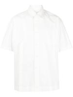 Feng Chen Wang Overhemd met logoprint - Wit