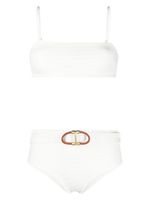 ZIMMERMANN bikini Alight à design nervuré - Blanc