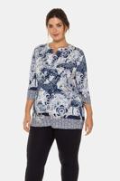Ulla Popken Shirt, patchdessin, 3/4 mouwen - Grote Maten