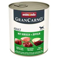 Animonda Nassfutter GranCarno Adult Deer and Apple Hirsch, 800 g