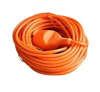 Relectric verlengsnoer oranje 20m 2x1,0mm met klep