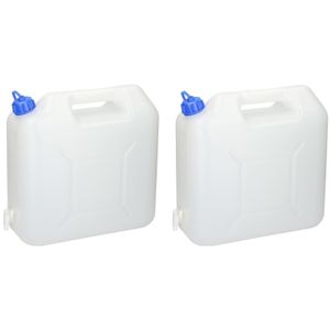 2x Jerrycan voor water 15 liter