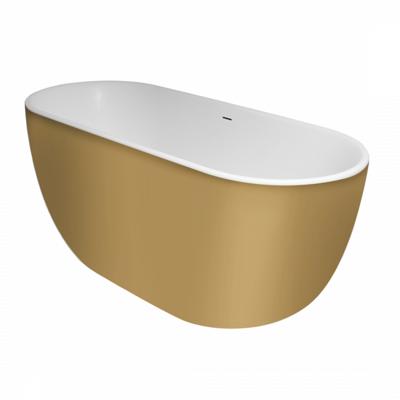 Vrijstaand Bad Xenz Humberto 170x72x63 cm Solid Surface Goud Vrijstaand Bad Xenz Humberto 170x72x63 cm Solid Surface Goud