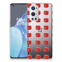 OnePlus 9 Pro Siliconen Case Paprika Red - thumbnail