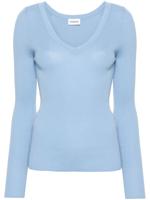 P.A.R.O.S.H. Ribgebreide trui - Blauw