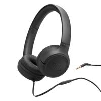 JBL Tune 530 Comfort Fit bedrade on-ear koptelefoon met microfoon, JBL Pure Bass-geluid, EQ-presets, opvouwbaar ontwerp en knoopresistente kabel, zwart