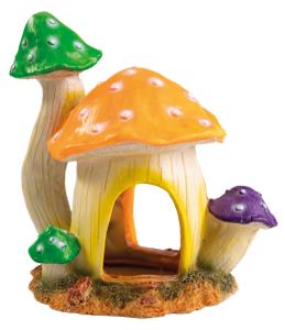 Superfish Mushroom House L - Grote Handgeschilderde Paddenstoel Aquarium Decoratie