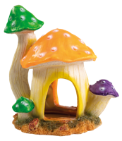 Superfish Mushroom House L - Grote Handgeschilderde Paddenstoel Aquarium Decoratie - thumbnail