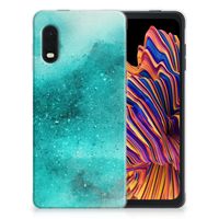 Hoesje maken Samsung Xcover Pro Painting Blue - thumbnail