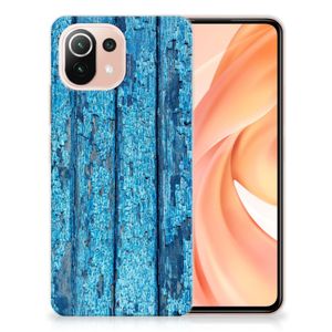 Xiaomi Mi 11 Lite | 11 Lite 5G NE Bumper Hoesje Wood Blue