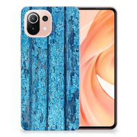 Xiaomi Mi 11 Lite | 11 Lite 5G NE Bumper Hoesje Wood Blue - thumbnail