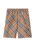 Burberry Kids short à lien de resserrage - Marron