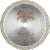 PFERD 68402206 D1A1R 22-0,5-1,7 D 64 GAD Diamanten doorslijpschijf Diameter 22 mm Boordiameter 1.7 mm Duroplast, Glas, Hardmetaal, Schurende materialen, - thumbnail