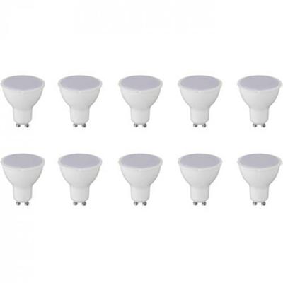 Led Spot 10 Pack - Gu10 Fitting - 8w - Natuurlijk Wit 4200k