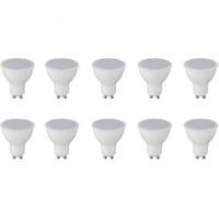 Led Spot 10 Pack - Gu10 Fitting - 8w - Natuurlijk Wit 4200k