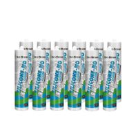 Zwaluw Den Braven Silicone NO - transparant - siliconenkit - 310 ML (Set van 12 kokers)