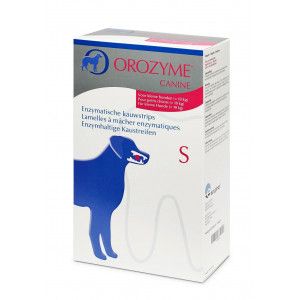 Orozyme enzymatische kauwstrips S voor de hond 224 g