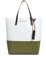 Marni sac cabas Tribeca à logo embossé - Blanc