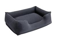 Intex 48701NP Klein Opblaasbaar Hondenbed, Met Handpomp, Grijs, 79 x 58 x 22 cm